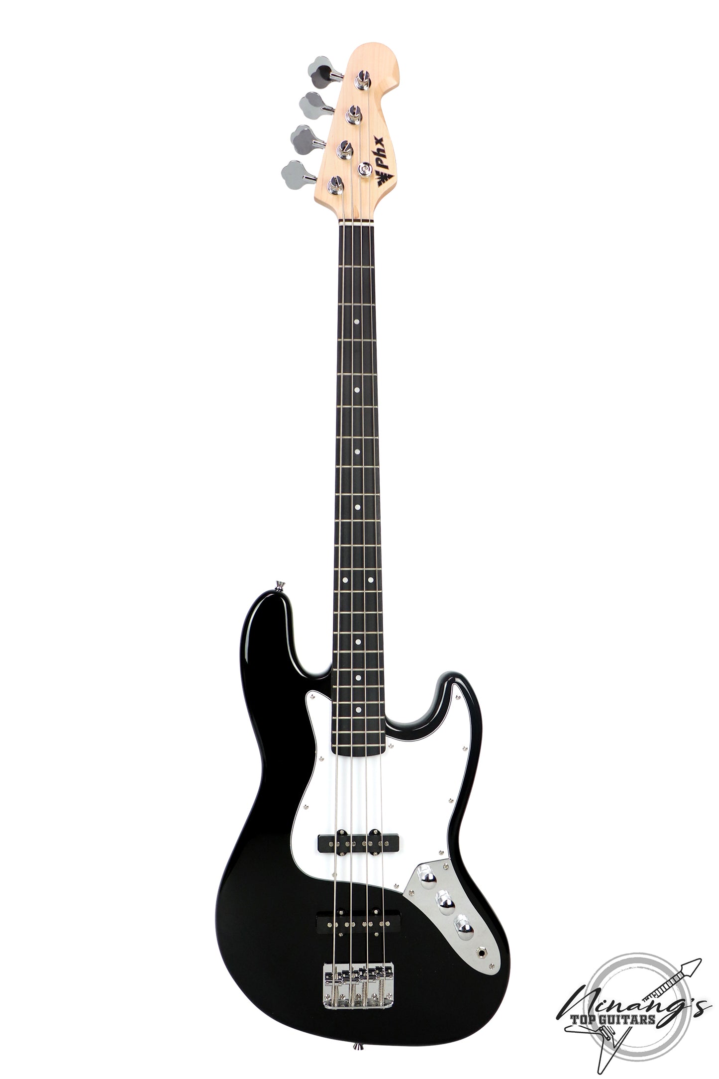 PHX JB-4 4-String Jazz Bass Black