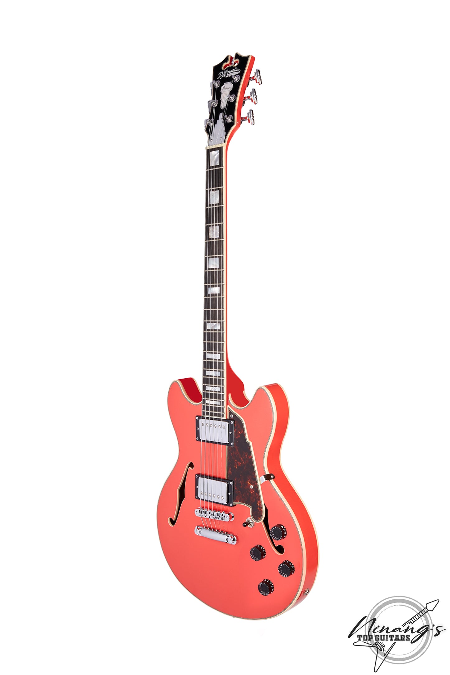 D'Angelico Premier Mini DC Fiesta Red